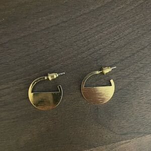 3/$10 Half Moon Gold Toned Earrings